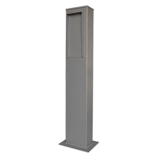 Borne Pour Interphonie Hauteur 1M40 Avec Visière+Trappe De Vi