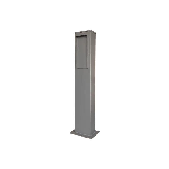 Borne Pour Interphonie Hauteur 1M40 Avec Visière+Trappe De Vi