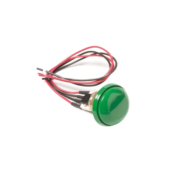 Bouton Poussoir Nonf Précâblé - Choc - Vert