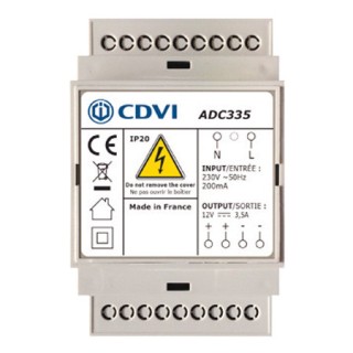 Alimentation À Découpage 12V Dc 3,5A Non-Secourue ? 3 Modules Rail Din Protégés