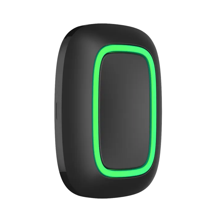 Bouton alarme urgence noir