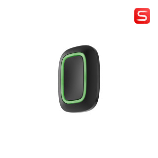 Bouton alarme urgence noir
