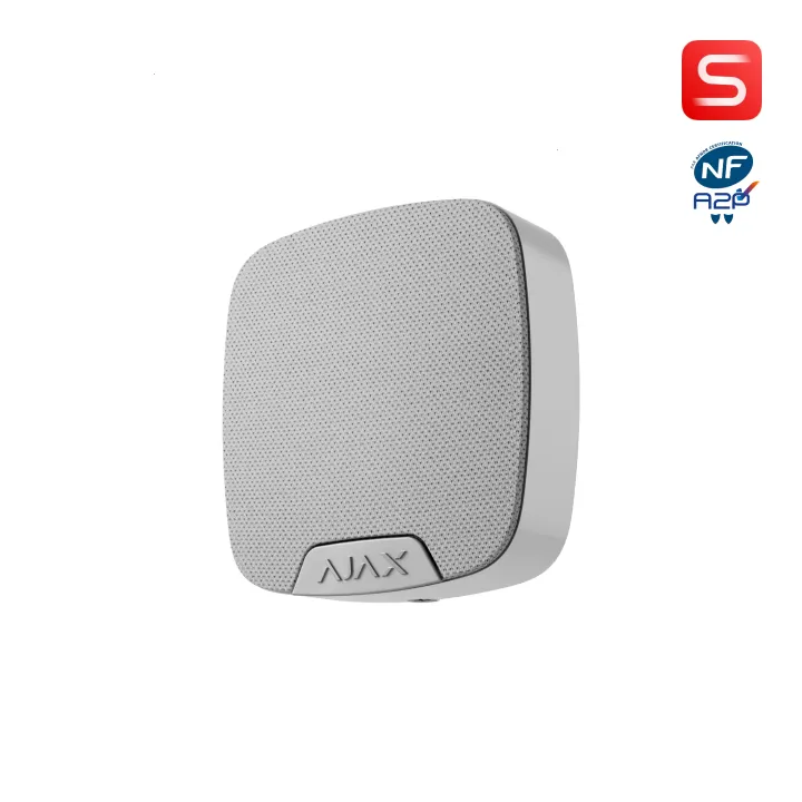 [67732111Wh1] HomeSiren Superior - Sirène intérieure BLANCHE NFA2P