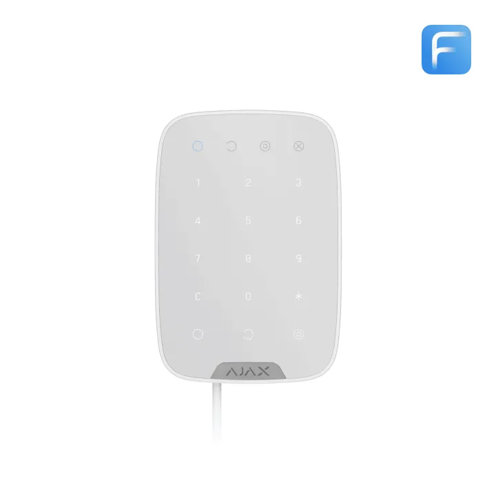 [4440112Wh1] KeyPad Fibra - Clavier de commande BLANC