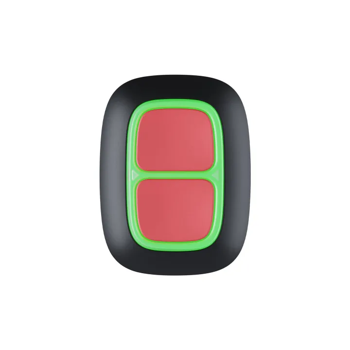 Double bouton d'urgence Noir