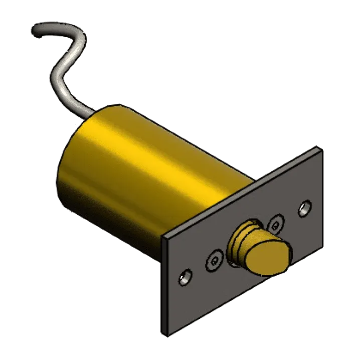 VSRP 40-70B - Verrou de sécurité - Verrouillage sous tension - pêne biseauté - 24VCC - 600daN - Horizontal