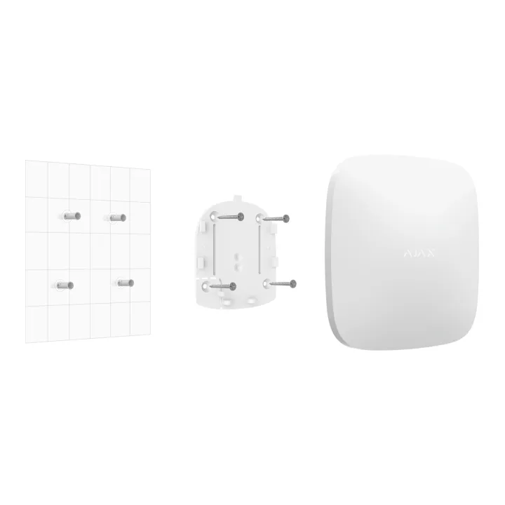[38241108Wh1] Hub 2 (4G) - Centrale d'alarme BLANC