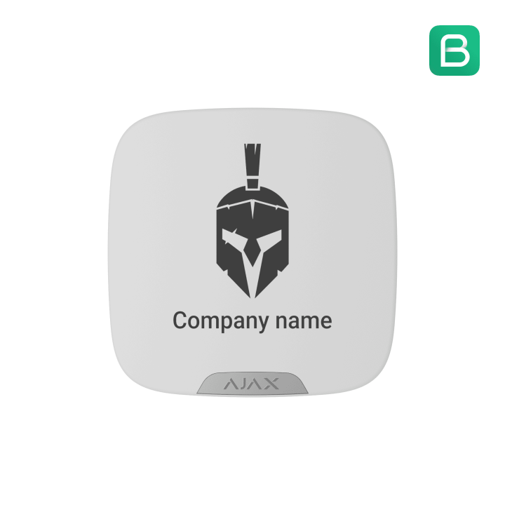 Brandplate Blanc À L'Unité Pour Streetsiren Dble Deck Custom