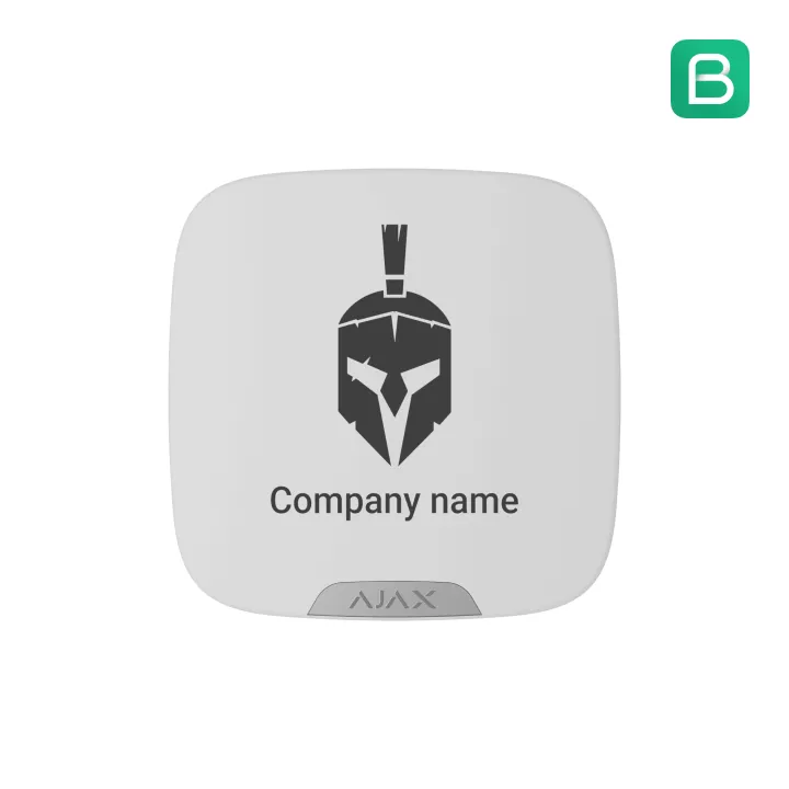 [39278.63.BL] Brandplate - Capot de façade Blanc À L'Unité
