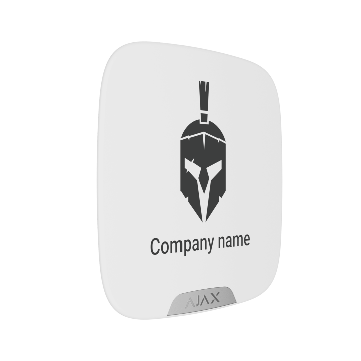 Brandplate Blanc À L'Unité Pour Streetsiren Dble Deck Custom