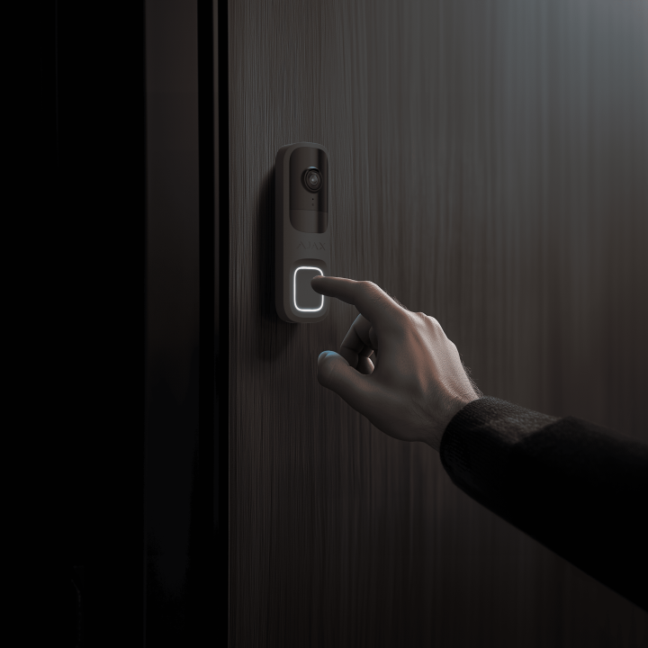 [66391.125.Bl1] Doorbell Noir - sonnette intelligente