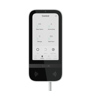 [81718226Wh1] KeyPad TouchScreen Fibra - Clavier tactile BLANC