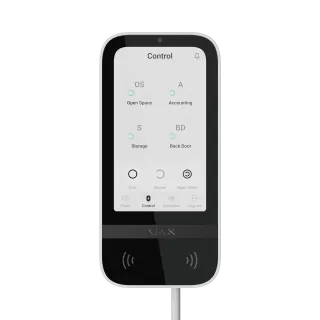 [81718226Wh1] KeyPad TouchScreen Fibra - Clavier tactile BLANC