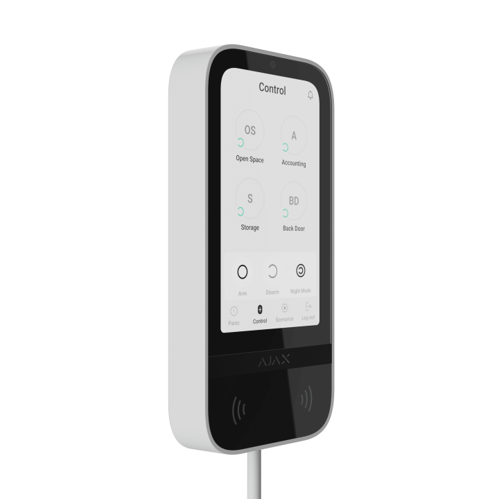 [81718.226.Wh1] Keypad Touchscreen Gamme Fibra Blanc