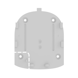 Sup De Recha Pour Aj-Hub-W, Aj-Hubplus-W Et Aj-Hub2-W-Coul Blanc