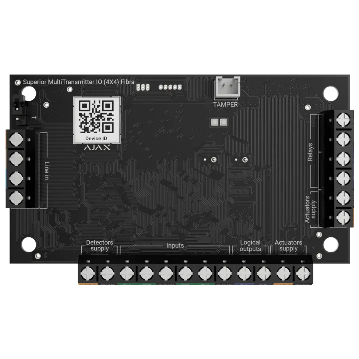 [117739.294.Nc] MultiTransmitter Fibra IO 4x4 - Module d'intégration filaire