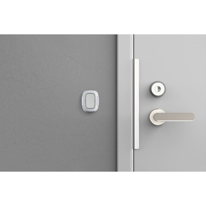 [38215.82.Wh] Holder Pour Button/Double Button Blanc