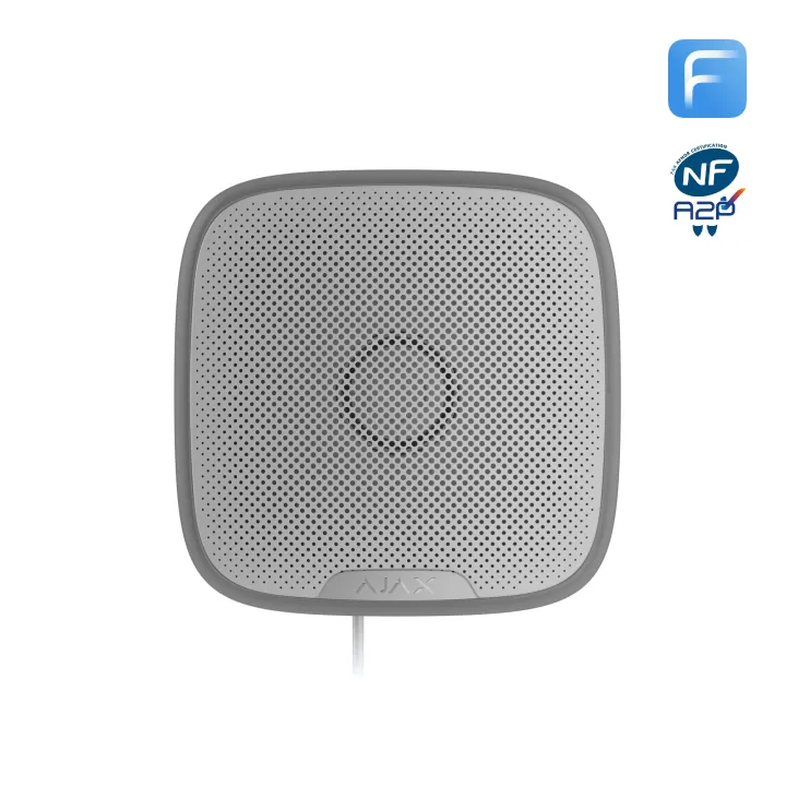 [117727268Wh1] StreetSiren Fibra Plus - Sirène extérieure BLANCHE NFA2P