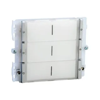 Série Ikall - Module 6 Boutons, Système Simplebus/Vip, Led Bleu/Blanc/Éteint