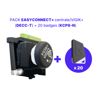 Pack Vigik + Easyconnect  + 20 Badges