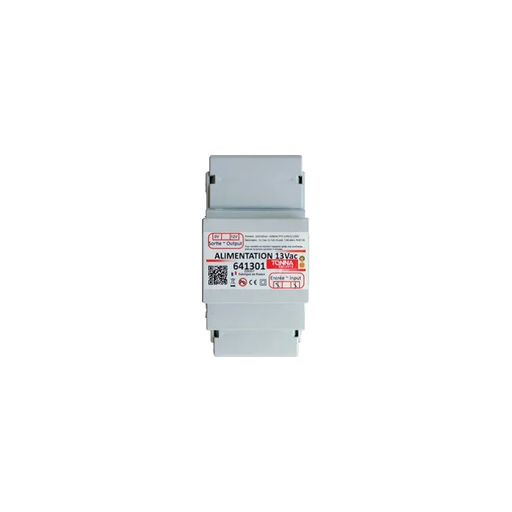 Alimentation 12 V~ / 1,5 A Pour Interphonie - 3 Modules Rail Din - Nac & Rtc