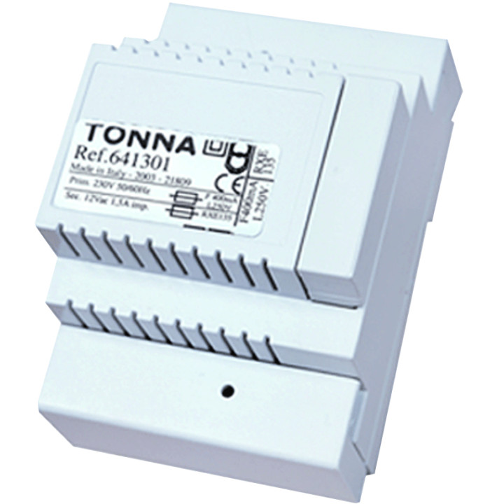 Alimentation 12 V~ / 1,5 A Pour Interphonie - 3 Modules Rail Din - Nac & Rtc