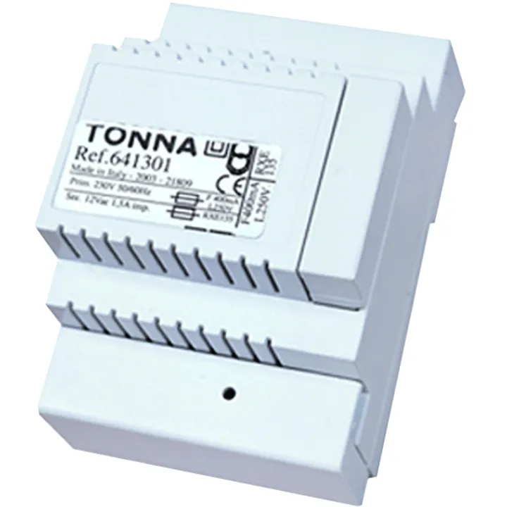 Alimentation 12 V~ / 1,5 A Pour Interphonie - 3 Modules Rail Din - Nac & Rtc