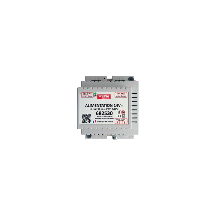 Alimentation 14 Veq / 2A Pmy Moniteur 1 Pmy 20 Moniteur - 4 Module Raildin