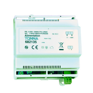 B2F-Alimentation 28 Veq / 0,8 A - Pmy Platine De Rue Tonna - 4 Module Rail Din