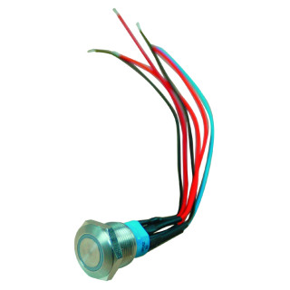 Bouton Poussoir De Sortie No/Nf Lumineux Ø 19 Mm (Obligatoire Po