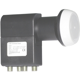 Lnb Universel Quad - 4 sortie Individuelle En 'F's Femelle/À Visser - Diam 40Mm