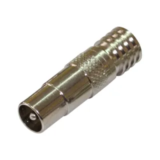 Connecteur Iec 9,52 Self Instal Male Coudé Pour Câble D'Antenne Coaxial Ø 6,8 Mm