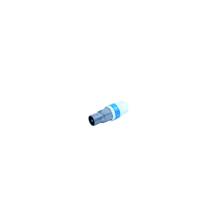 Connecteur Iec 9,52 Self Instal Male Droit Pmy Cable D'Antenne Coaxial Ø 6,8 Mm