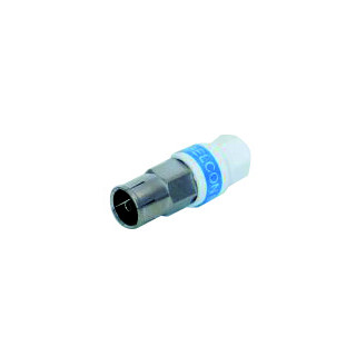 Connecteur Iec 9,52 Self Instal Fem Coudé Pmy Cable D'Antenne Coaxial Ø 6,8 Mm