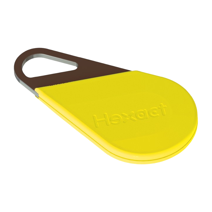 Cle De Proximite Hexact Jaune Compatible Vigik -Badge Mifaire-Lecture / Ecriture