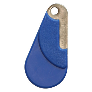 Cle de proximite hexact bleue compatible vigik -badge mifaire-lecture / ecriture