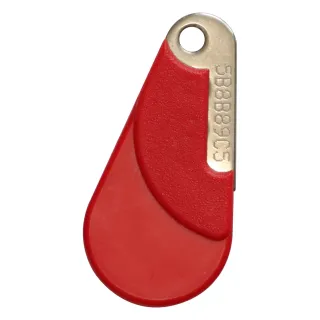 Badge De Proximite Hexact Rouge Compatible Vigik -Badge Mifaire-Lecture / Ecriture