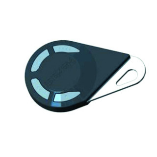 Telecommande hexact noire bi-technologies 868mhz - 4 boutons - lecture /ecriture