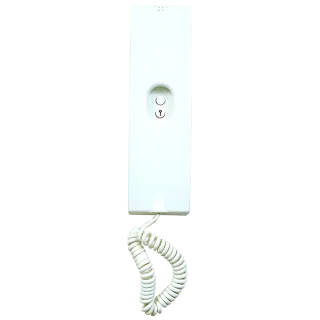 Poste Audio Ellipse Blanc Fonction Appel Modulé Et Sonnerie À Ronfleur En 2 Fils