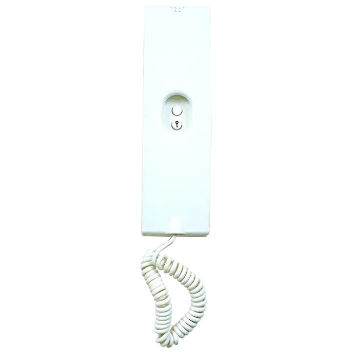 Poste Audio Ellipse Blanc Fonction Appel Modulé Et Sonnerie À Ronfleur En 2 Fils