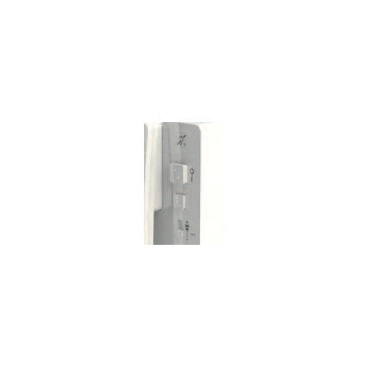 Poste audio epure standard -tech n+1 - 2 fils - avec boucle t - coupure sonnerie