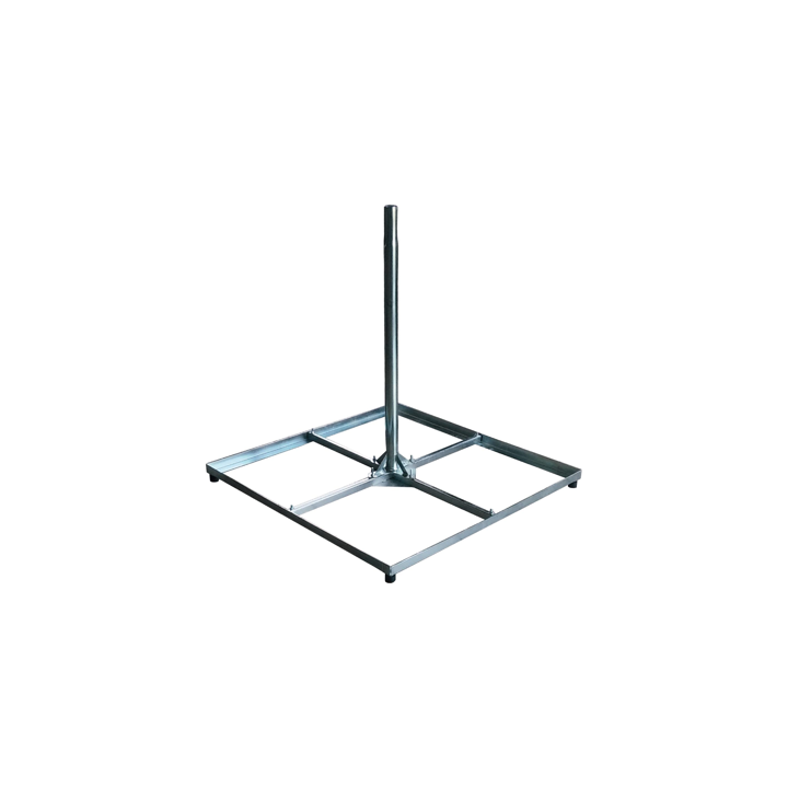 Roof palette 4 dalles (non fournies) Dim.: 1054 x 1054 mm - mât Ø50mm - H:1040mm