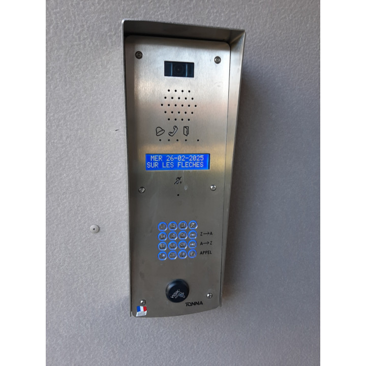 Platine De Rue Serenite N Gsm - Interphonie Vidéo Avec Afficheur -Clavier À Code