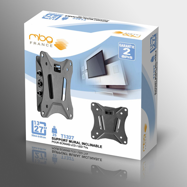 Support Mural Inclinable Pmy Écran Tv De 13 À 27″