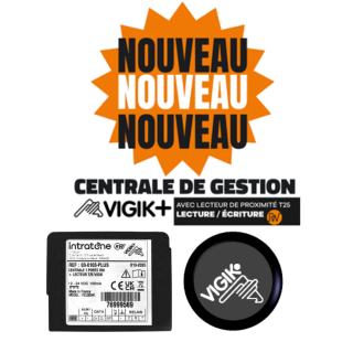 Centrale de gestion Vigik + 1 porte avec lecteur T25 LECTURE/ECRITURE