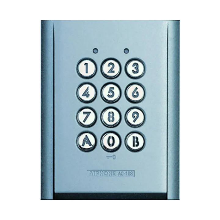 Clavier Saillie, Zamak, Rétro Éclairées 100 Codes 2 Relais 12/24 Vca-Cc
