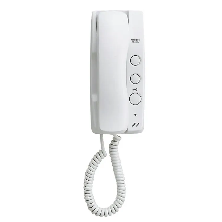 Poste Audio Combiné 2 Fils Intégral En Abs Blanc Pour Da1Ds, Da2Ds Et Da4Ds