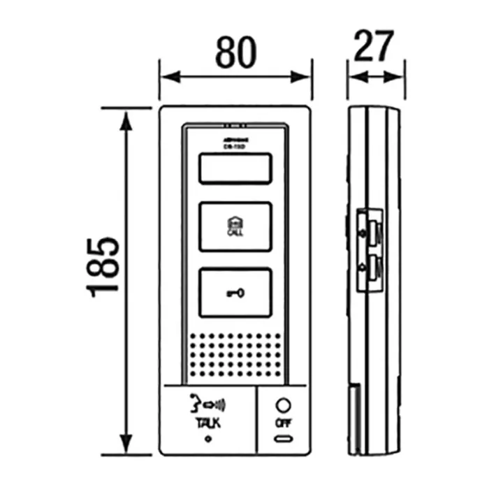 Poste Audio Mains-Libres Avec Intercommunication Pour Da1Ds, Da2Ds Et Da4Ds