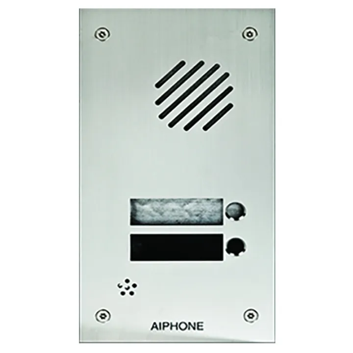 Façade Inox 2 Bp Pour Kitdb2, Kitda2 Et Platine Da2Ds, Pose Encastrée