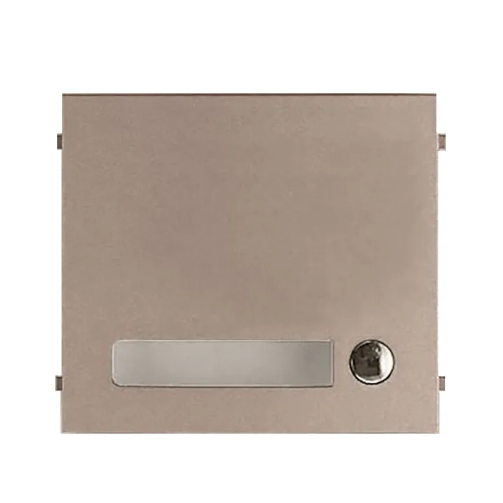 Façade En Zamak, 1 Bouton D'Appel, Pour Module 4 Boutons D'Appel Gtsw